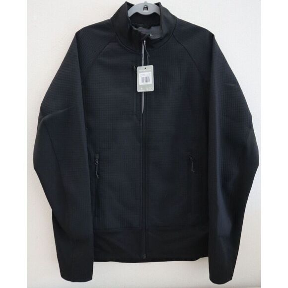 Trimark 18153-995-4 Men's Sz Large Black PANORAMA Hybrid Knit Jacket - Picture 1 of 11